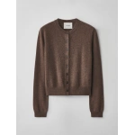 Lisa Yang Karia Cardigan in Dark Truffle | Cardigans | Coveti