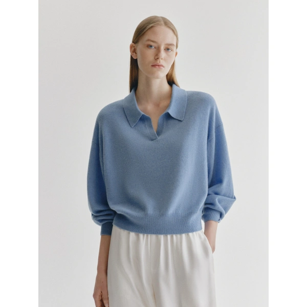 Lisa Yang Katriel Sweater in Cloud Blue