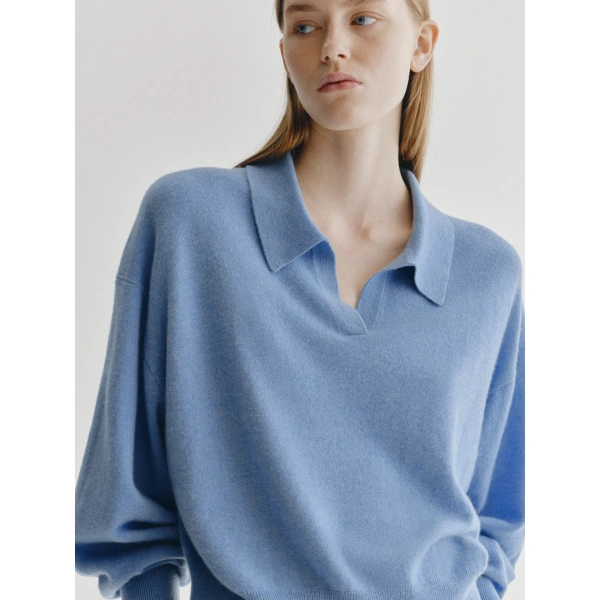 Lisa Yang Katriel Sweater in Cloud Blue
