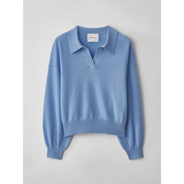 Lisa Yang Katriel Sweater in Cloud Blue | Cashmere Sweaters | Coveti