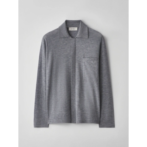 Lisa Yang Kieran Cardigan in Dark Mist | Knitwear | Coveti