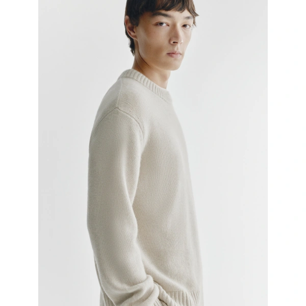 Lisa Yang Kristian Sweater in Oyster