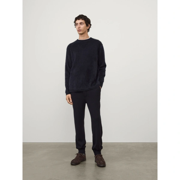Lisa Yang Lachlan Sweater in Black Brushed