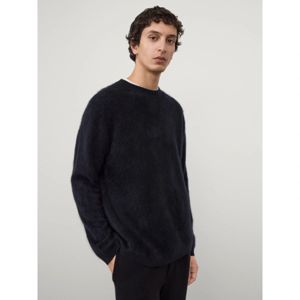 Lisa Yang Lachlan Sweater in Black Brushed