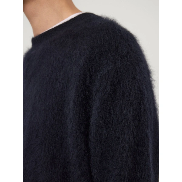Lisa Yang Lachlan Sweater in Black Brushed