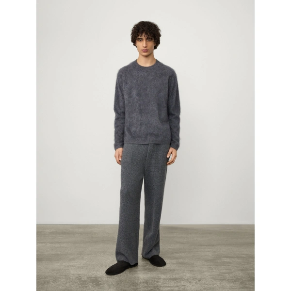 Lisa Yang Lachlan Sweater in Graphite Brushed