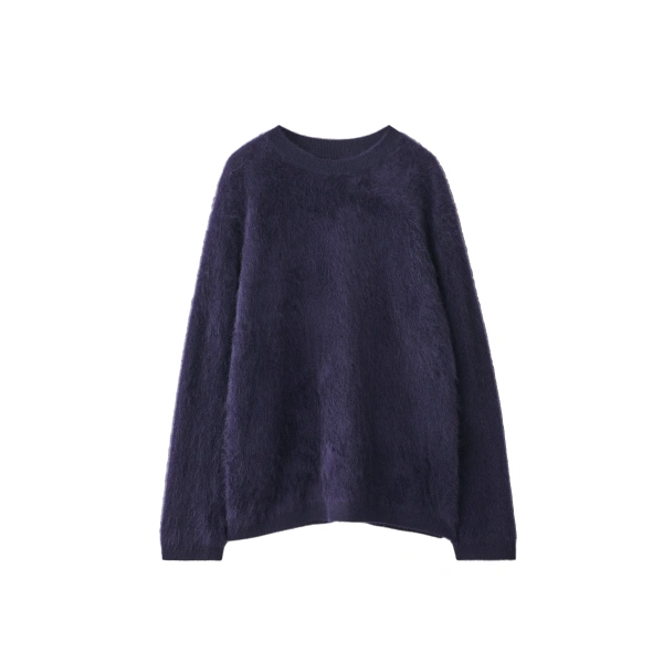 Lachlan Sweater in Navy Brushed