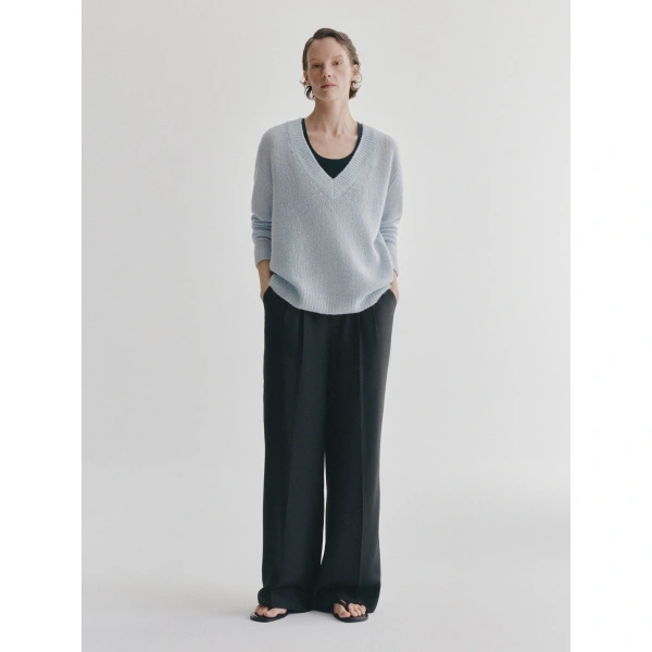 Lisa Yang Leona Sweater in Sea Breeze