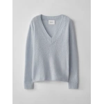 Lisa Yang Leona Sweater in Sea Breeze | Cashmere Sweaters | Coveti