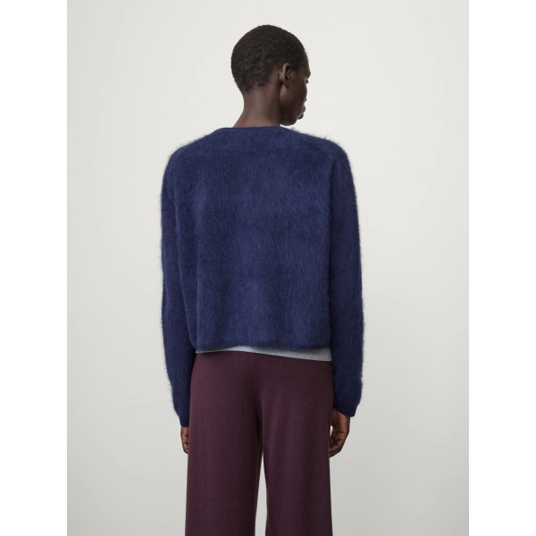 Lisa Yang Lexia Sweater in Navy Brushed
