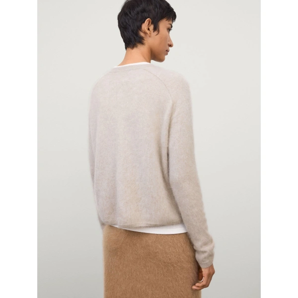 Lisa Yang Lexia Sweater in Sand Brushed