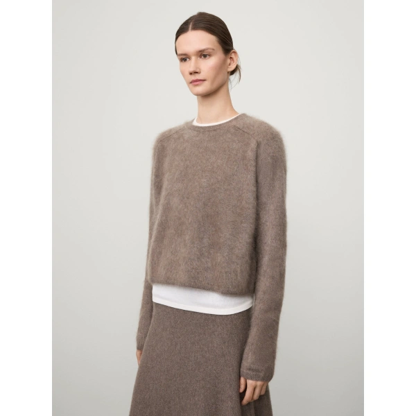 Lisa Yang Lexia Sweater in Truffle Brushed