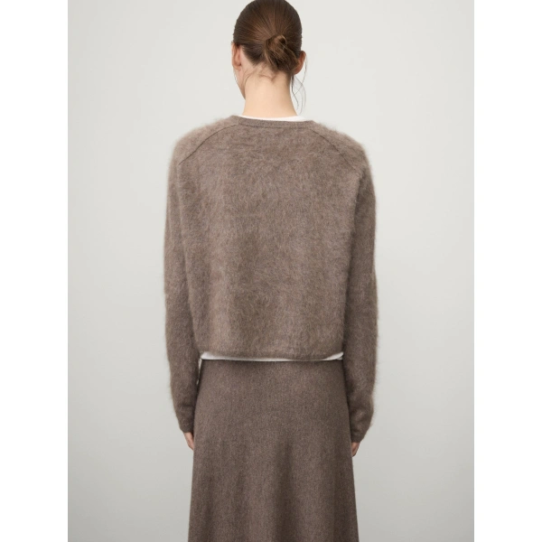 Lisa Yang Lexia Sweater in Truffle Brushed