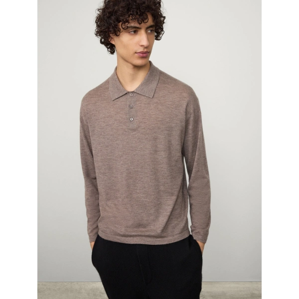 Lisa Yang Liam Sweater in Deep Truffle