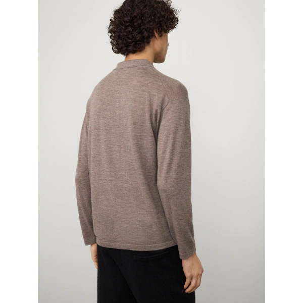 Lisa Yang Liam Sweater in Deep Truffle