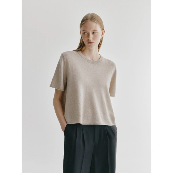 Lisa Yang Liru T-Shirt in Sand