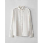 Lisa Yang Long Sleeved Button-Up Shirt in Meringue | Shirts | Coveti