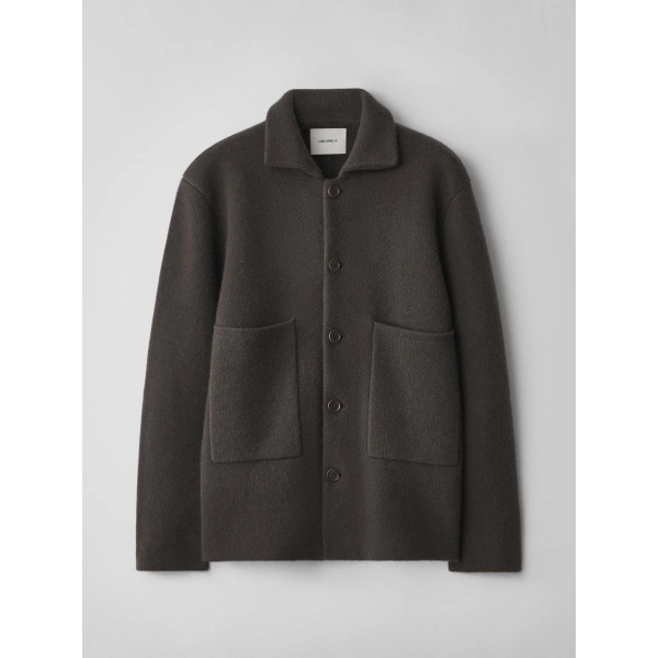 Lisa Yang Louis Cardigan Jacket in Dark Fern | Knitwear | Coveti