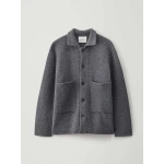 Lisa Yang Louis Cardigan Jacket in Graphite | Knitwear | Coveti