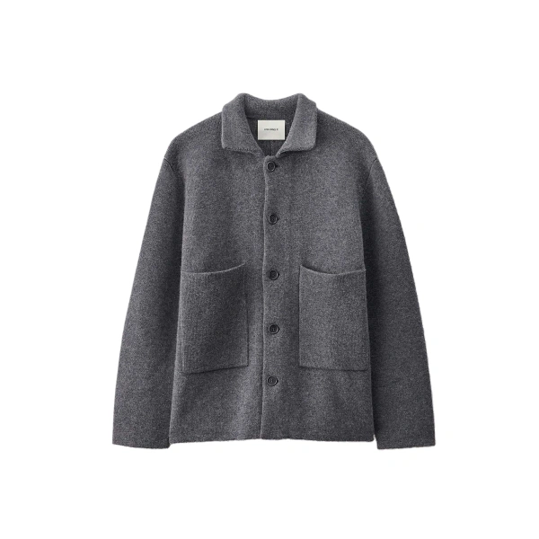 Louis Cardigan Jacket in Graphite