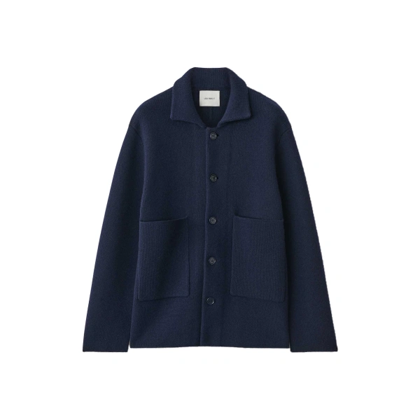 Louis Cardigan Jacket in Navy