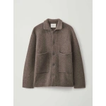Lisa Yang Louis Cardigan Jacket in Truffle | Knitwear | Coveti