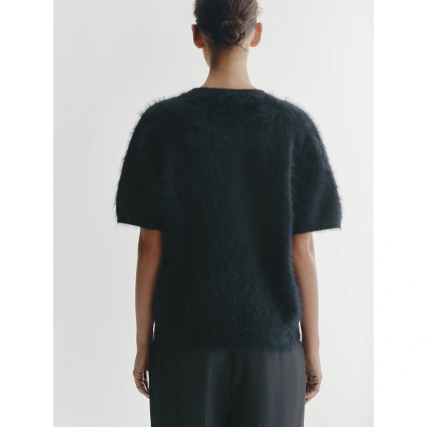 Lisa Yang Lovisa T-shirt in Black Brushed