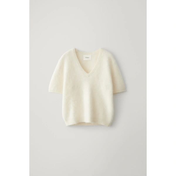 Lovisa T-shirt in Cream Brushed