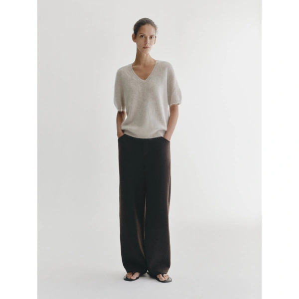 Lisa Yang Lovisa T-shirt in Sand Brushed