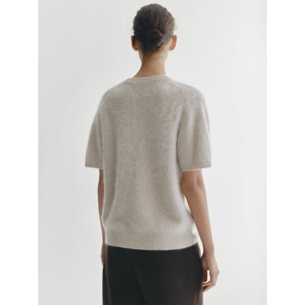 Lisa Yang Lovisa T-shirt in Sand Brushed