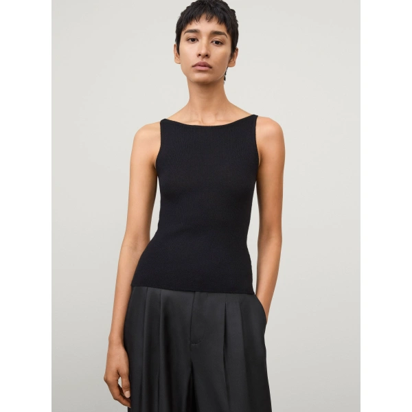 Lisa Yang Lynette Top in Black