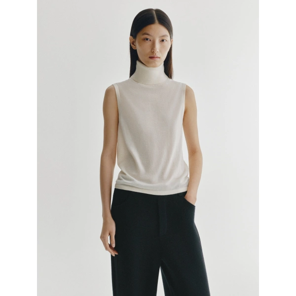 Lisa Yang Marelyn Top in Ivory