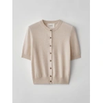 Lisa Yang Marene Cardigan in Oat | Cardigans | Coveti