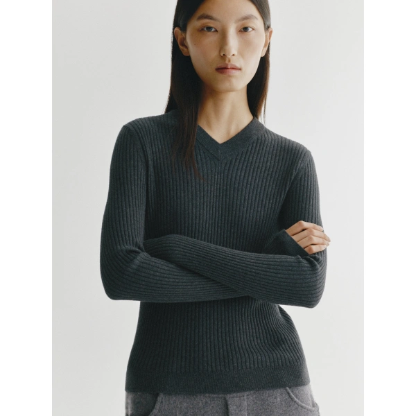 Lisa Yang Marguerite Sweater in Eclipse