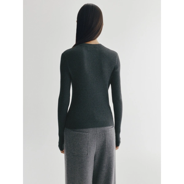 Lisa Yang Marguerite Sweater in Eclipse