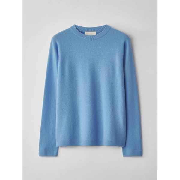 Lisa Yang Mason Sweater in Azure | Knitwear | Coveti
