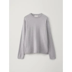 Lisa Yang Mason Sweater in Dove Grey | Knitwear | Coveti
