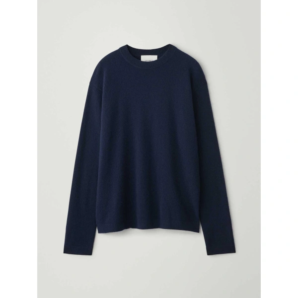 Lisa Yang Mason Sweater in Navy | Knitwear | Coveti