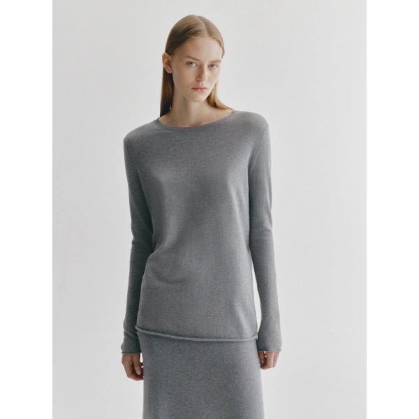 Lisa Yang Maurie Sweater in Deep Cloud