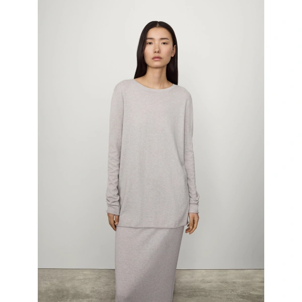 Lisa Yang Maurie Sweater in Misty Grey