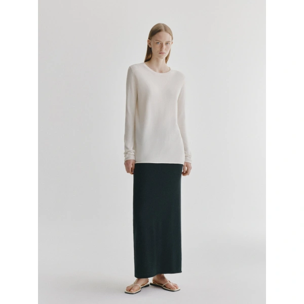 Lisa Yang Maurie Sweater in Salt