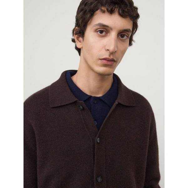 Lisa Yang Maximilian Cardigan in Dark Oak