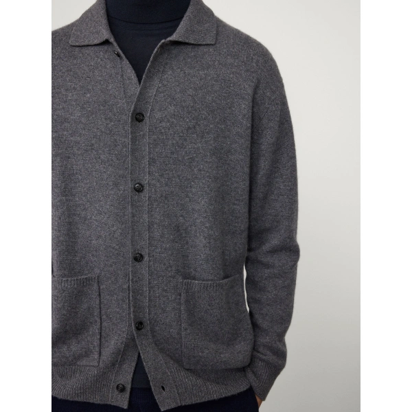 Lisa Yang Maximilian Cardigan in Graphite