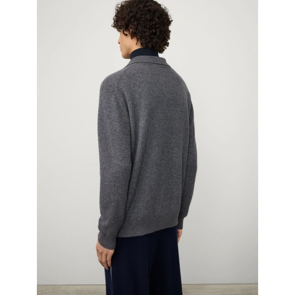 Lisa Yang Maximilian Cardigan in Graphite