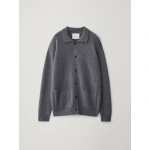 Lisa Yang Maximilian Cardigan in Graphite | Knitwear | Coveti