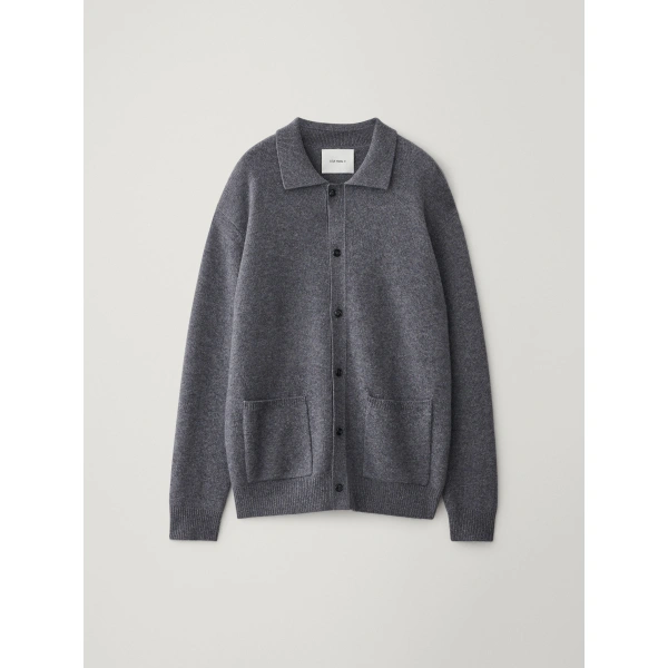 Lisa Yang Maximilian Cardigan in Graphite | Knitwear | Coveti
