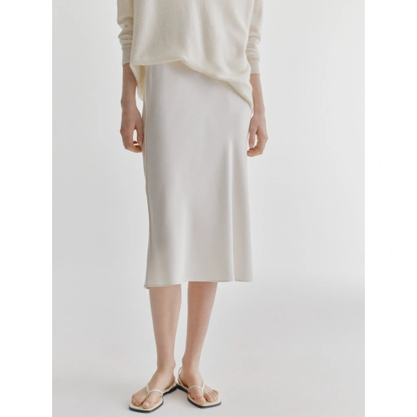 Lisa Yang Midi Skirt in Meringue