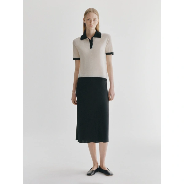 Lisa Yang Midi Skirt in Midnight