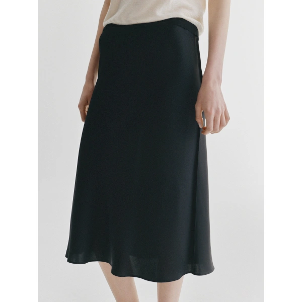 Lisa Yang Midi Skirt in Midnight