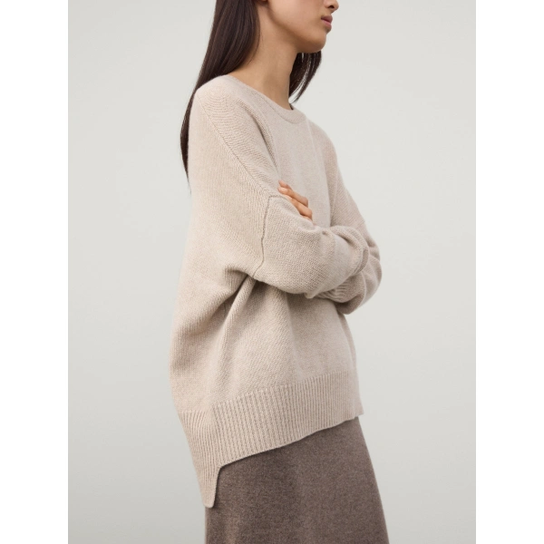 Lisa Yang Mila Sweater in Sand